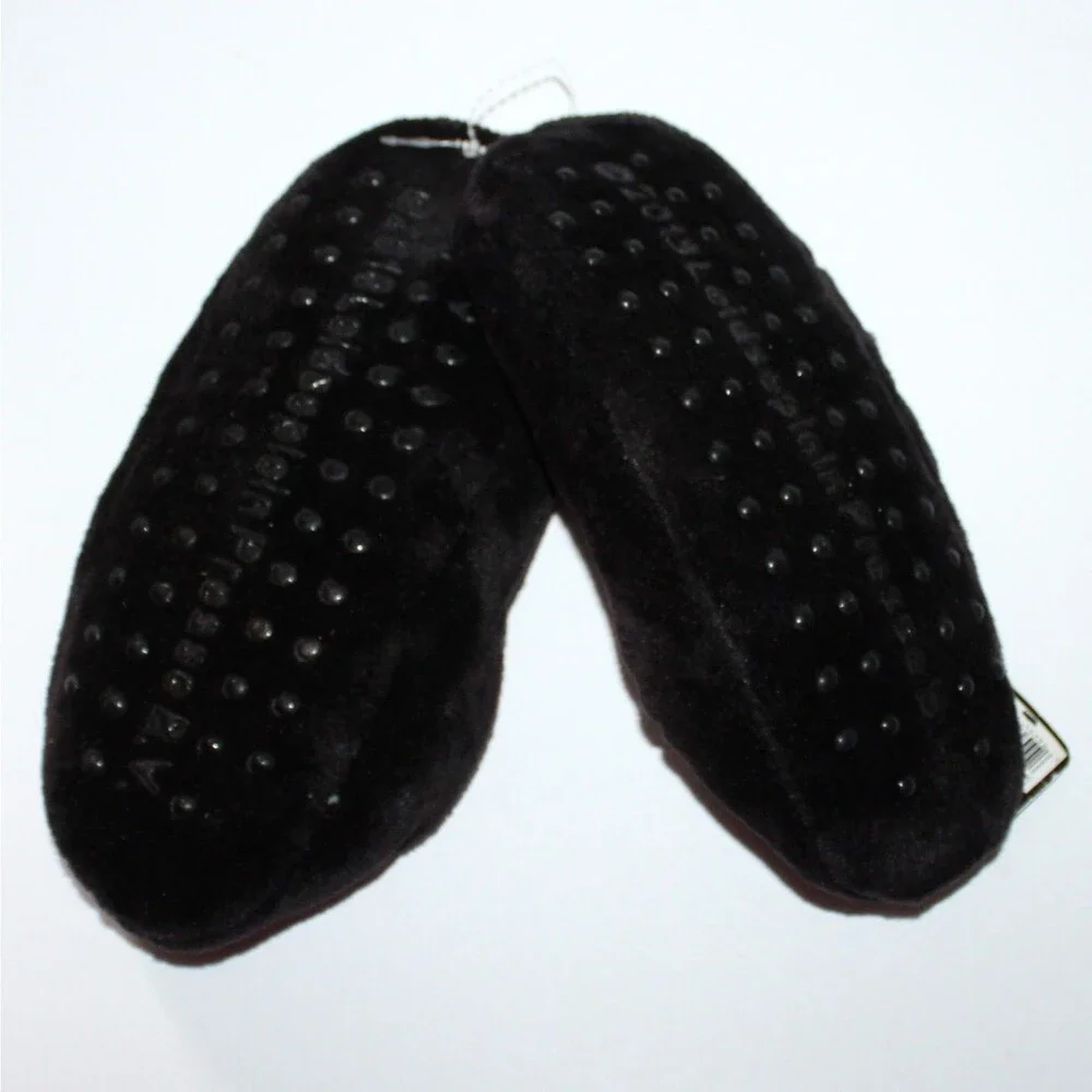 AC/DC Women's Fuzzy Babba Slipper Socks with grippers S small size 5 - 7